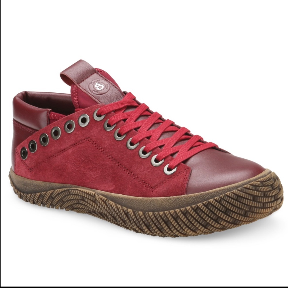 Hybrid green label maroon loafers